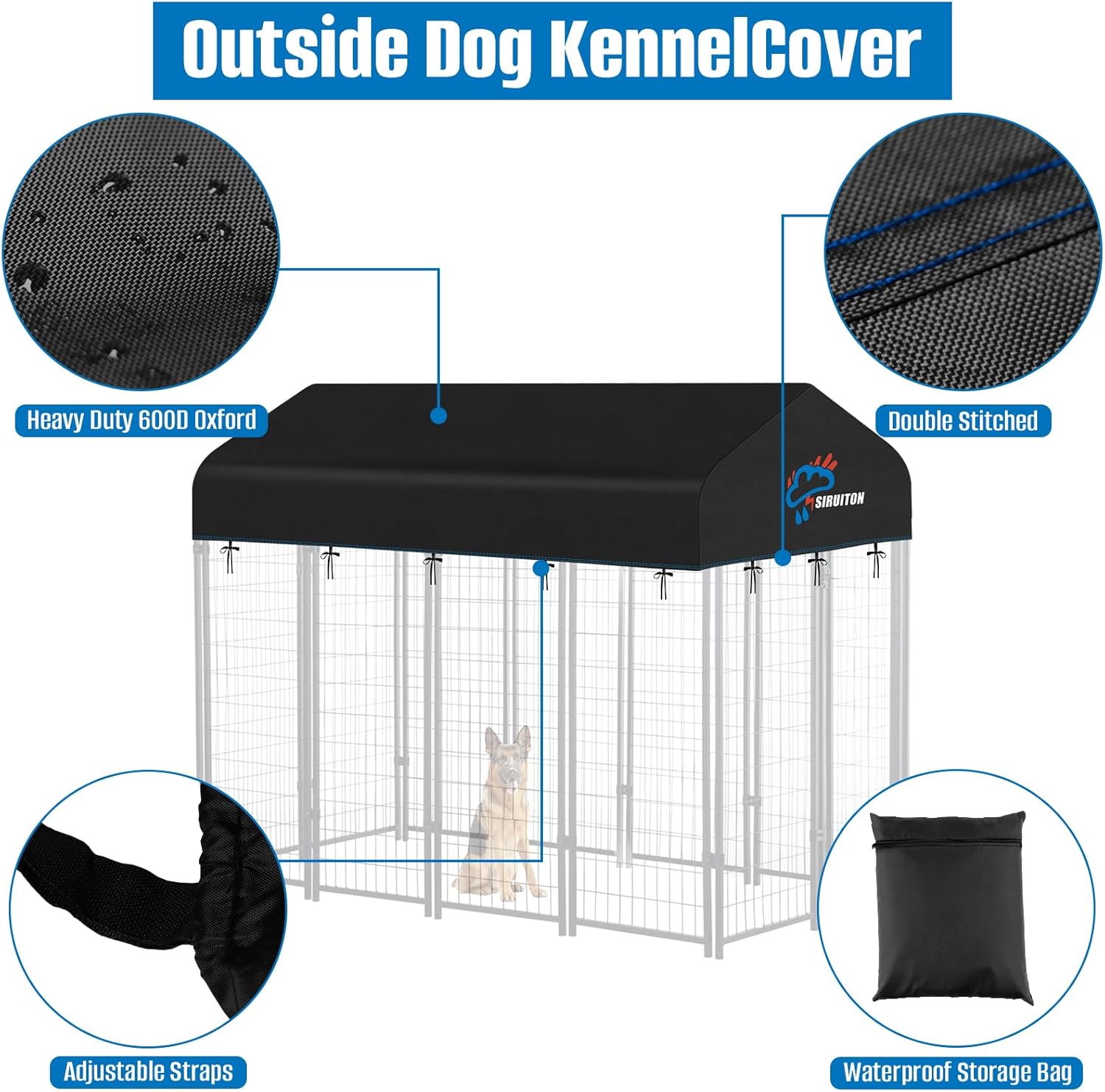Ultimate Protection: Review of the SIRUITON Heavy Duty Dog Kennel Cover