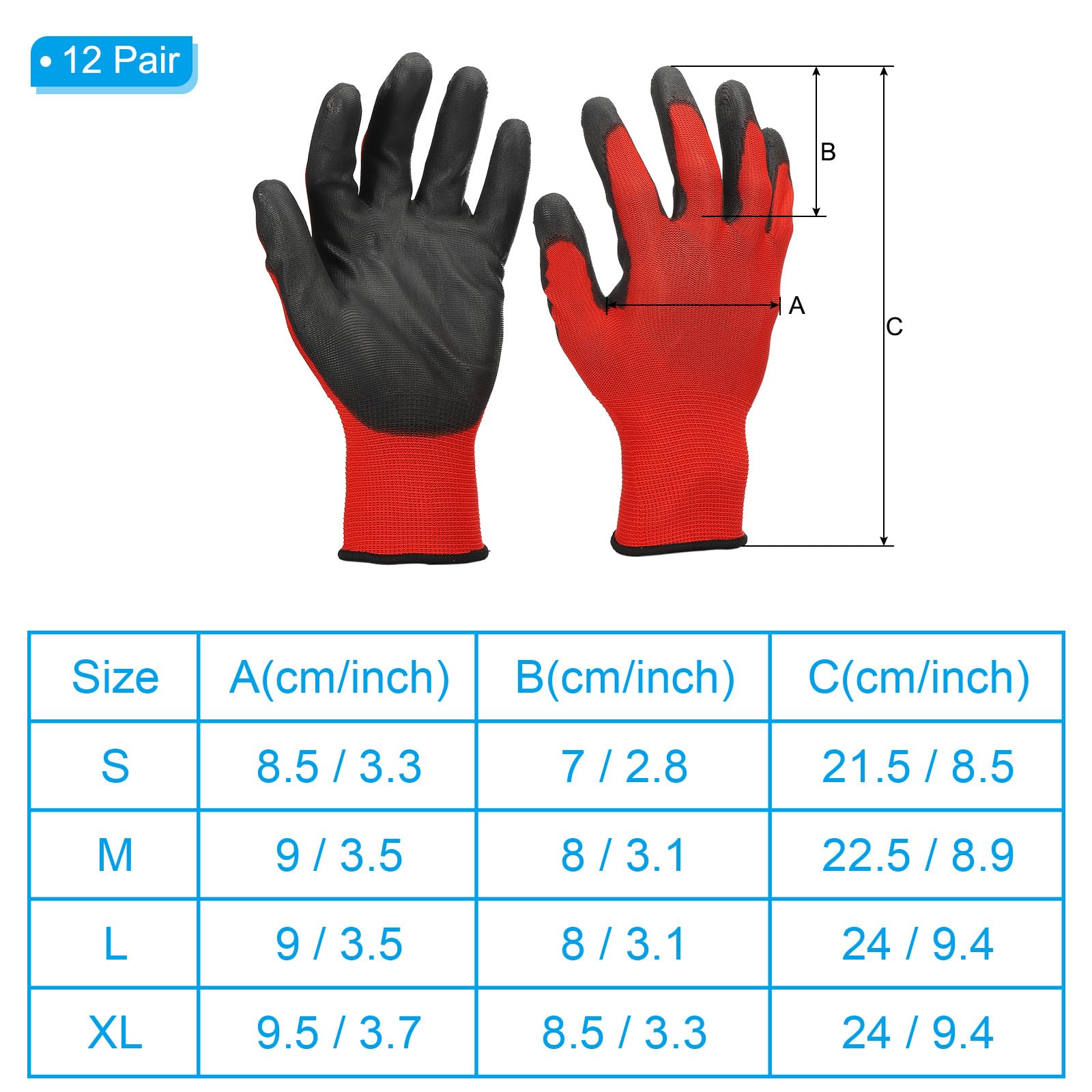 PATIKIL Safety Work Gloves - Image 2