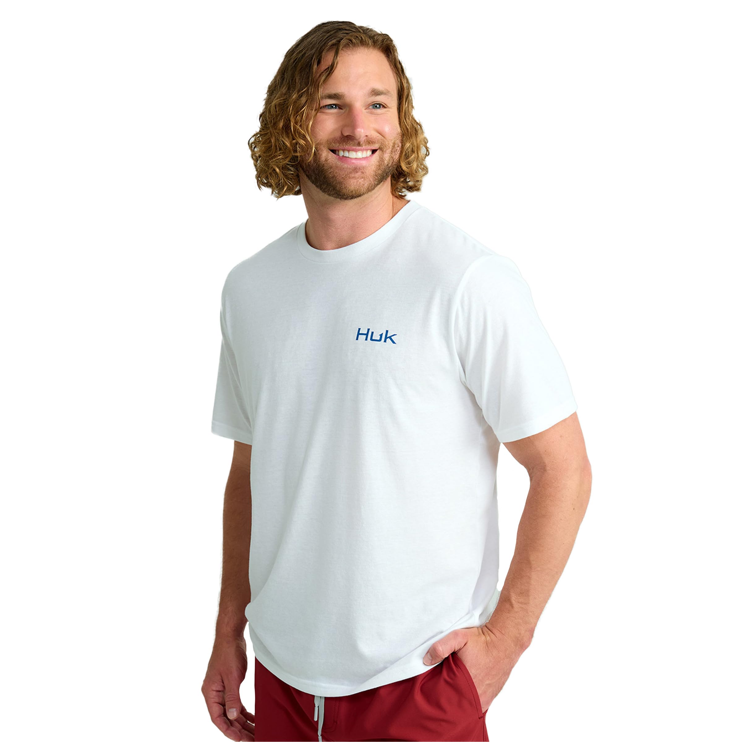 HUK Kids Performance Fishing Logo Tee, Short Sleeve T-Shirt for Kids