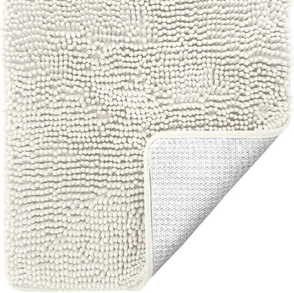 Gorilla Grip Bath Rug, 44x26, Thick Soft Absorbent Chenille