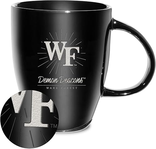 Vista 554 de Rico Industries NCAA - Taza de cerámica con grabado láser, 18 onzas, café y té