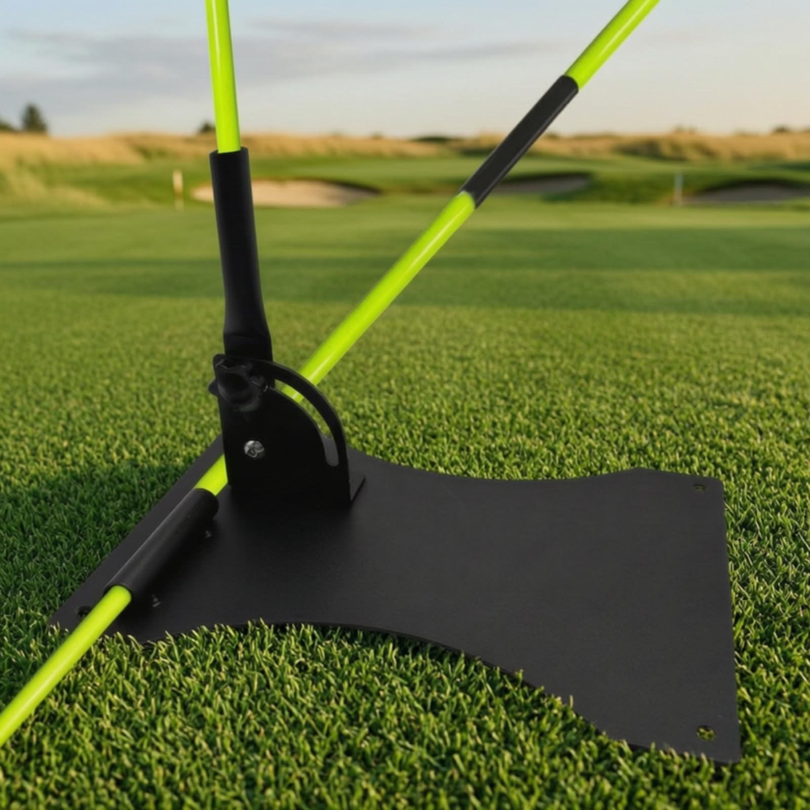 rockible Correttore di Swing con Asta Regolabile Autoportante Correttore di Postura Golf Portatile Attrezzatura per Golfisti
