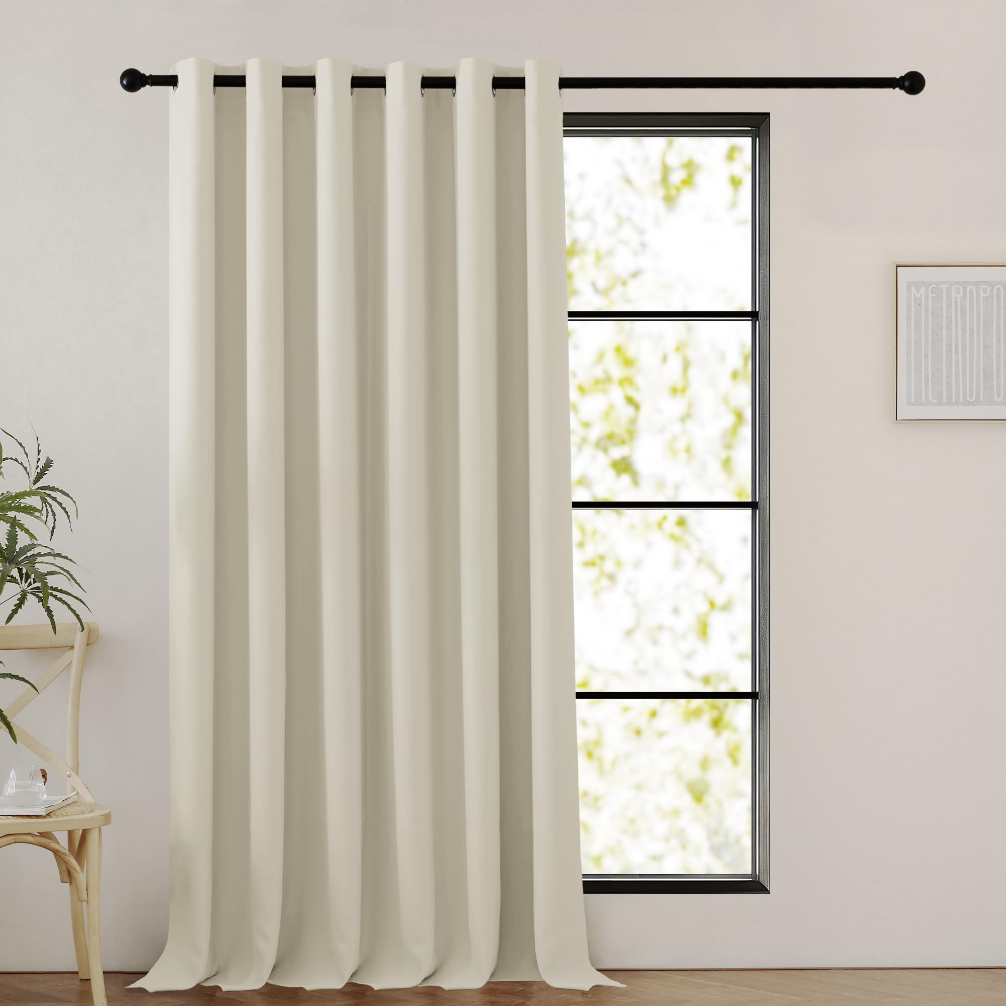 PONY DANCE Blackout Curtain for Bedroom