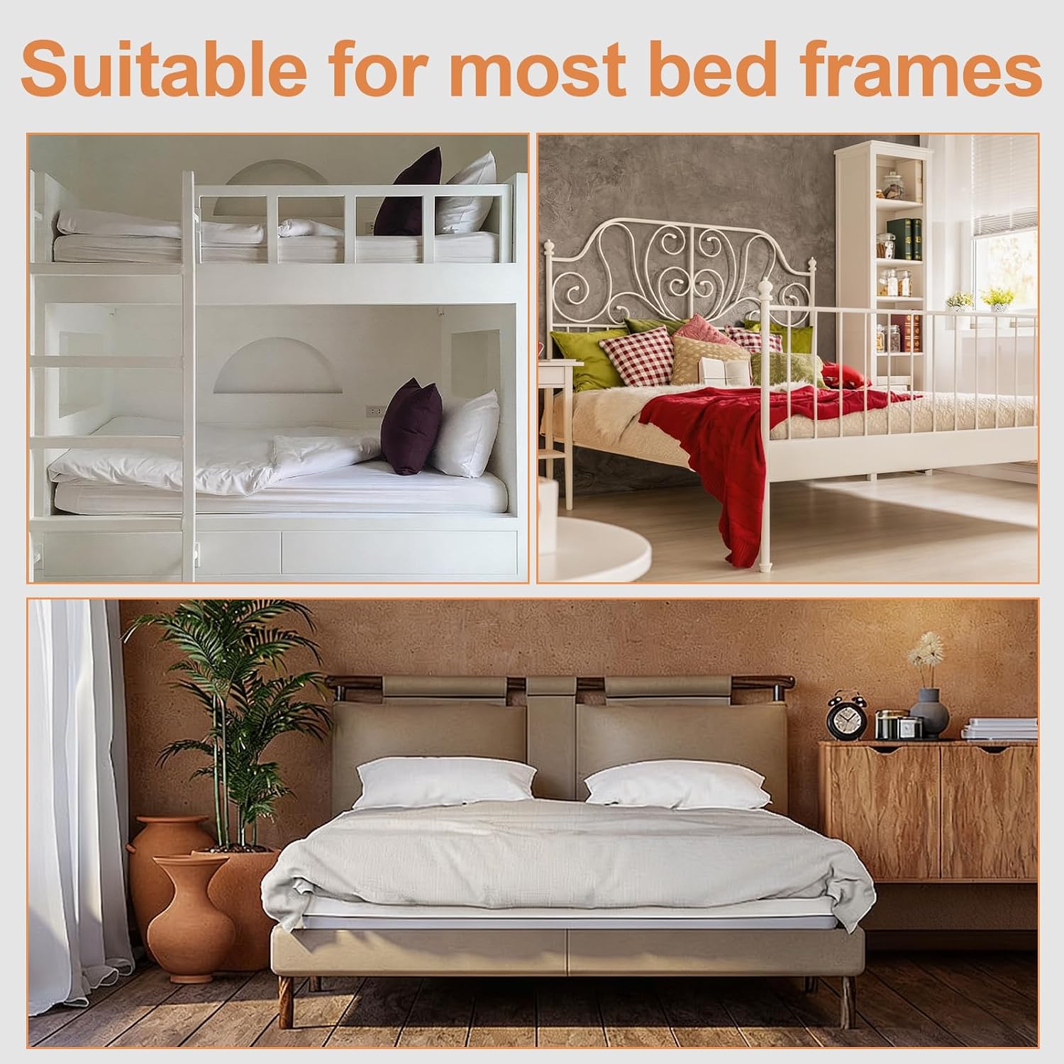 Heavy Duty Bunkie Board(60 * 80in),Bunkie Board,Anti-Slip Bed Slat.
