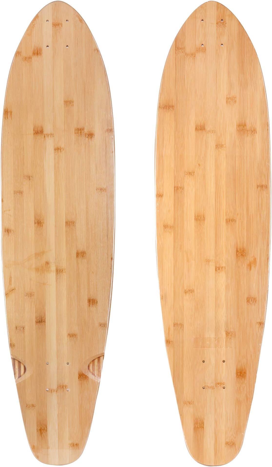 Rekon 9.5 Inch Bamboo Fiberglass Longboard Deck