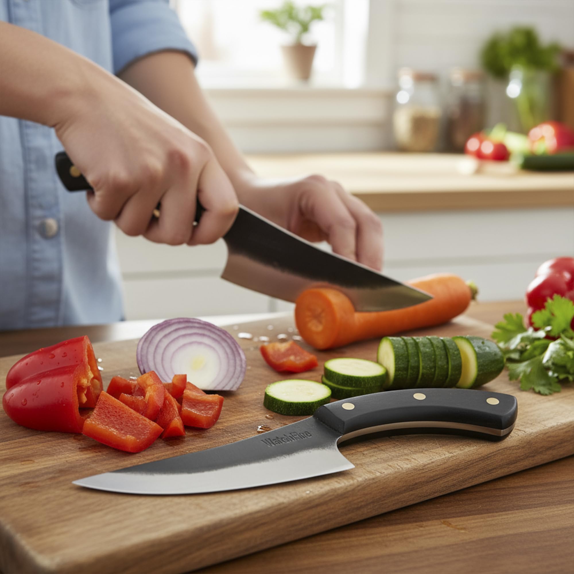 Amazon.com: WatchFire Hand Forged Professional Butcher Knife