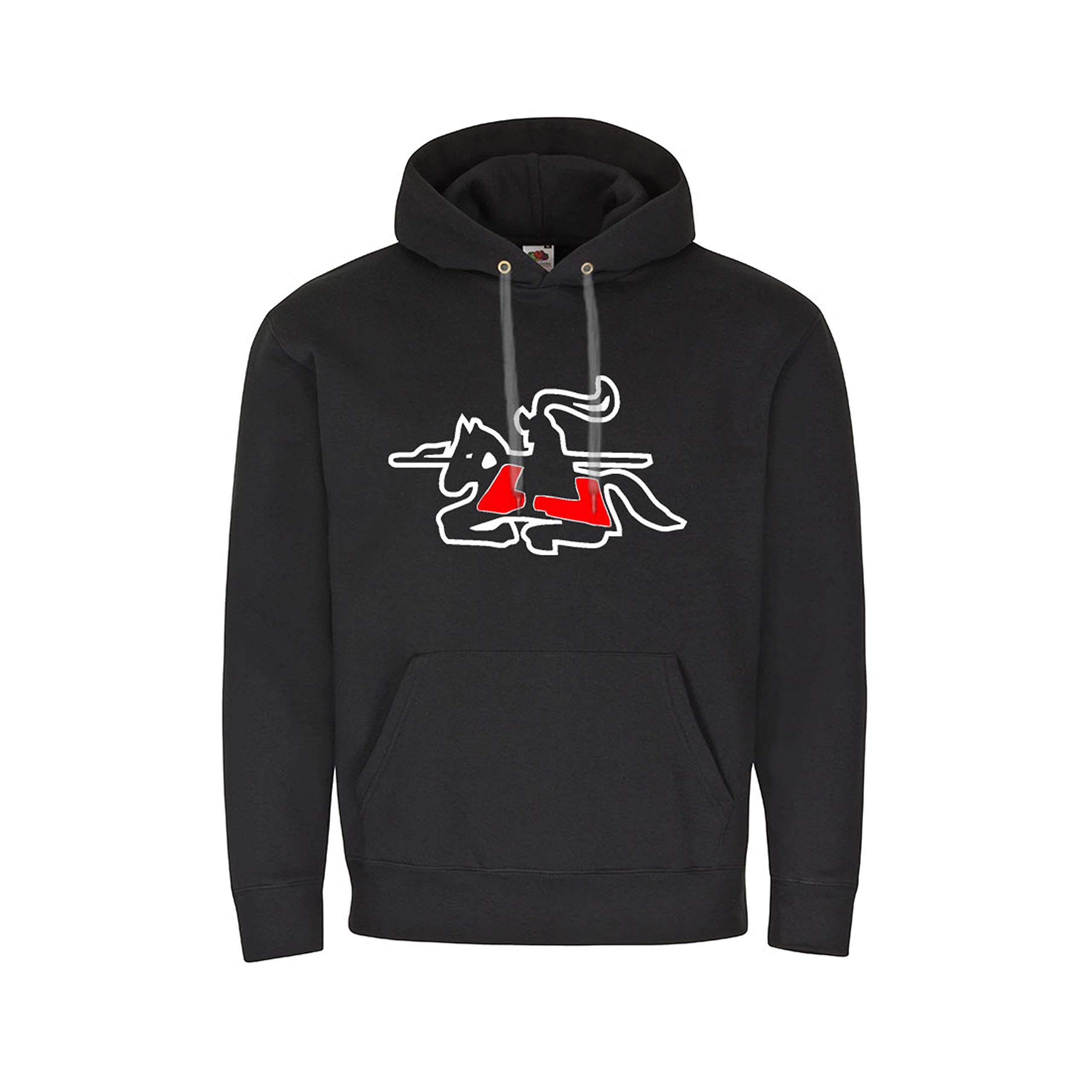Pull à capuche sPzAbt 505 Copytec en coton lourd noir XX-Large
