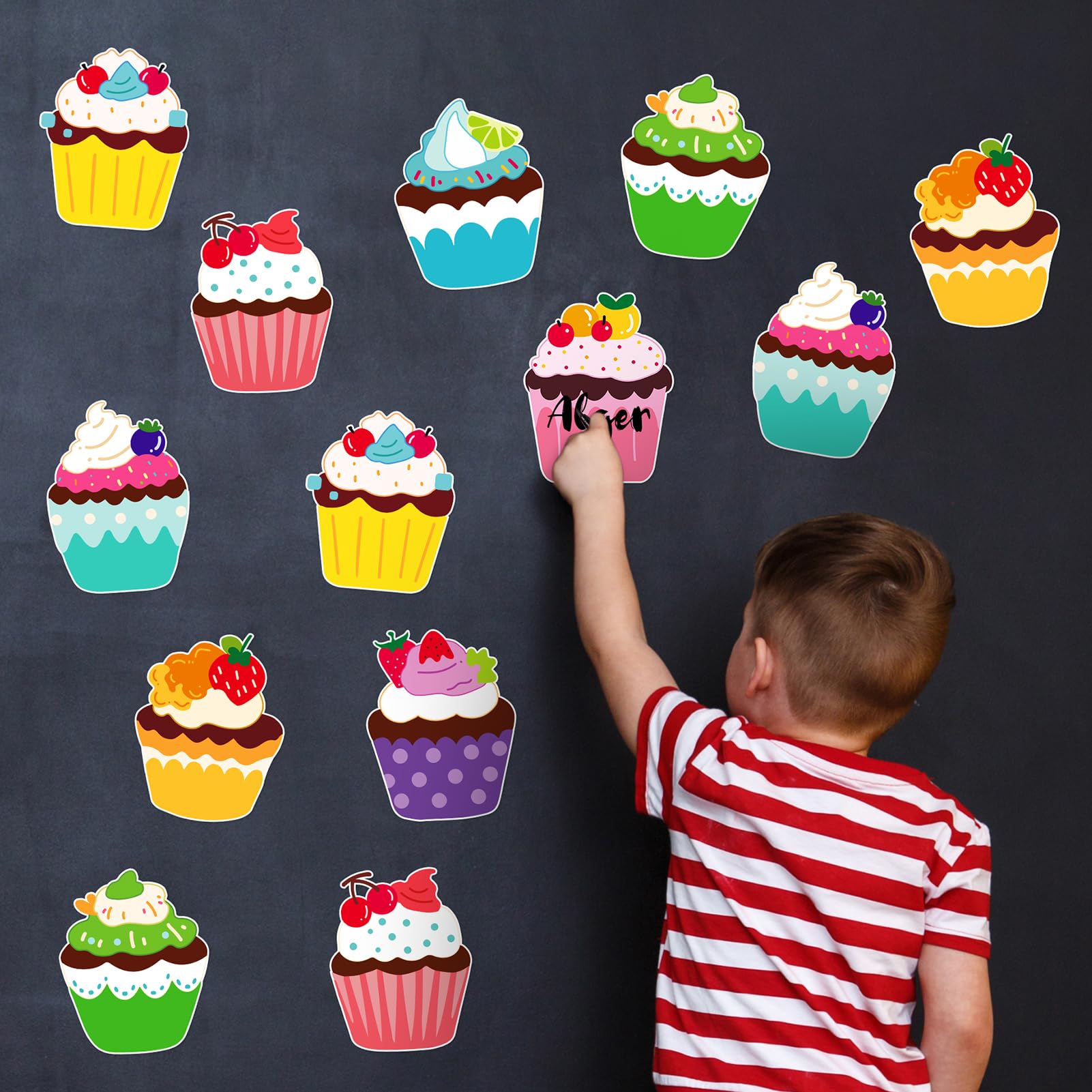 Colorful Bulletin Board Cutouts - 40 PCS for Classroom -6
