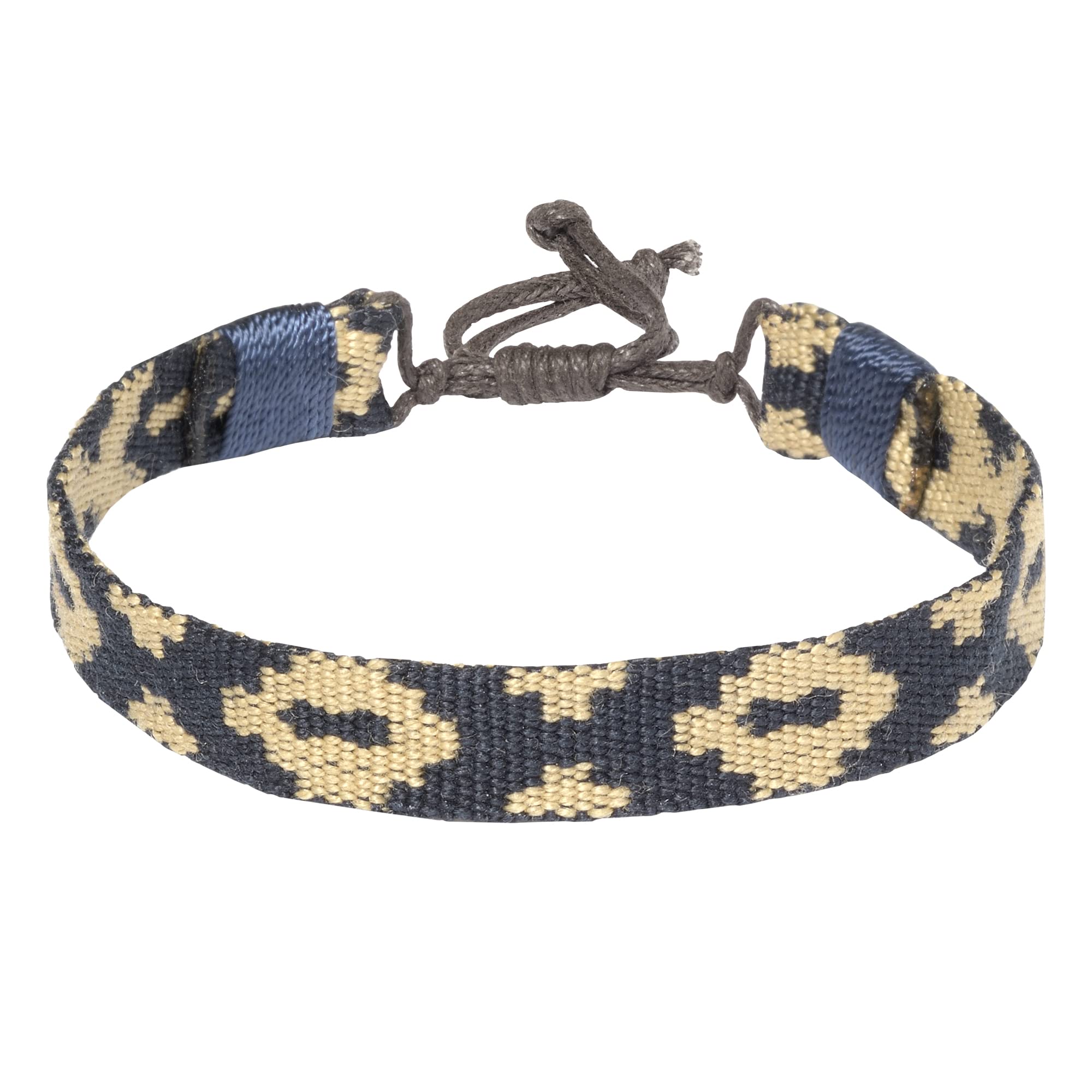 FABRIC-2 - Ledergürtel, mit passendem Leder- und Fadenarmband. Bestickter Gürtel auf Leder, für Männer und Frauen. Gürtel