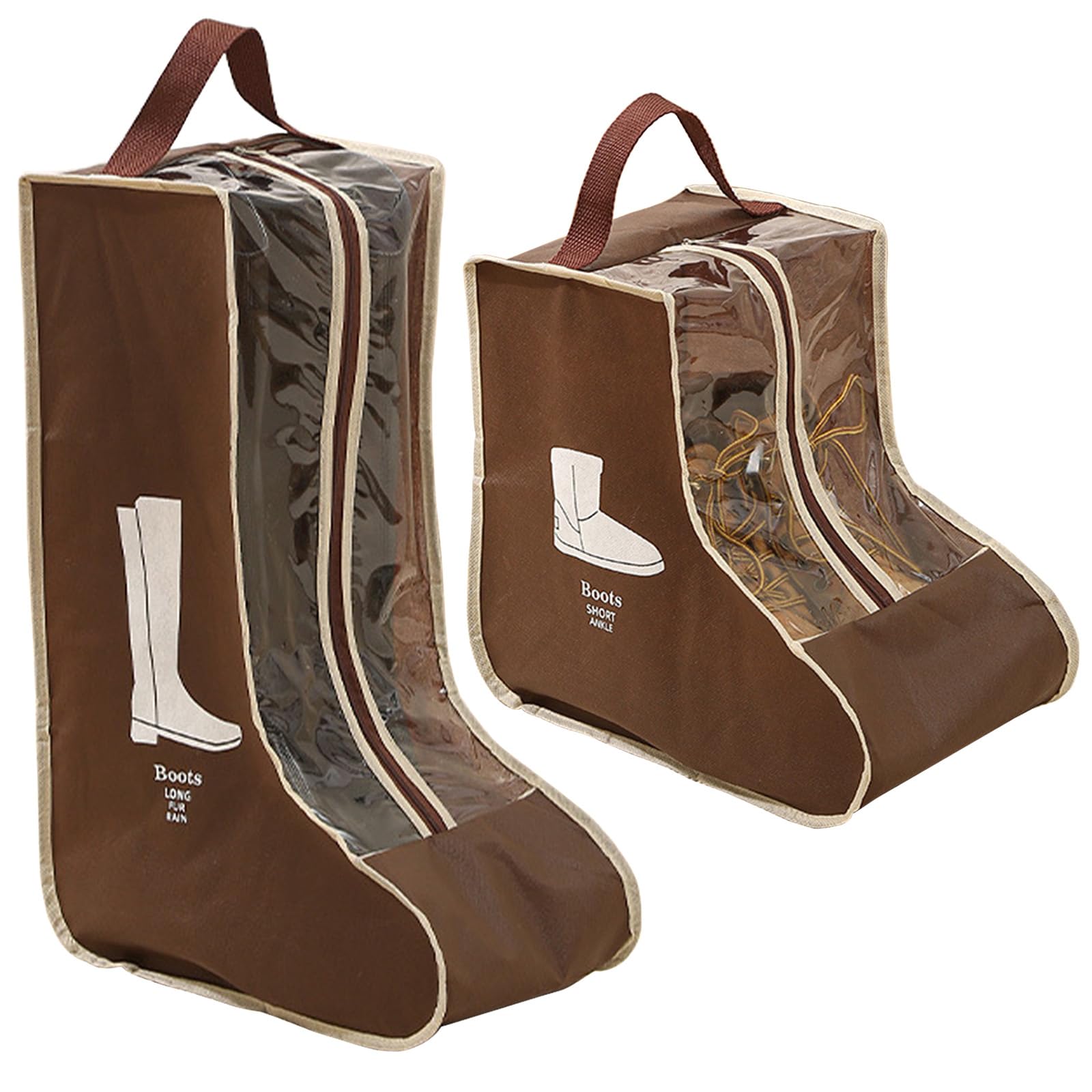 Bolsas de almacenamiento de botas contra el polvo: juego protector transparente de 2 piezas 6