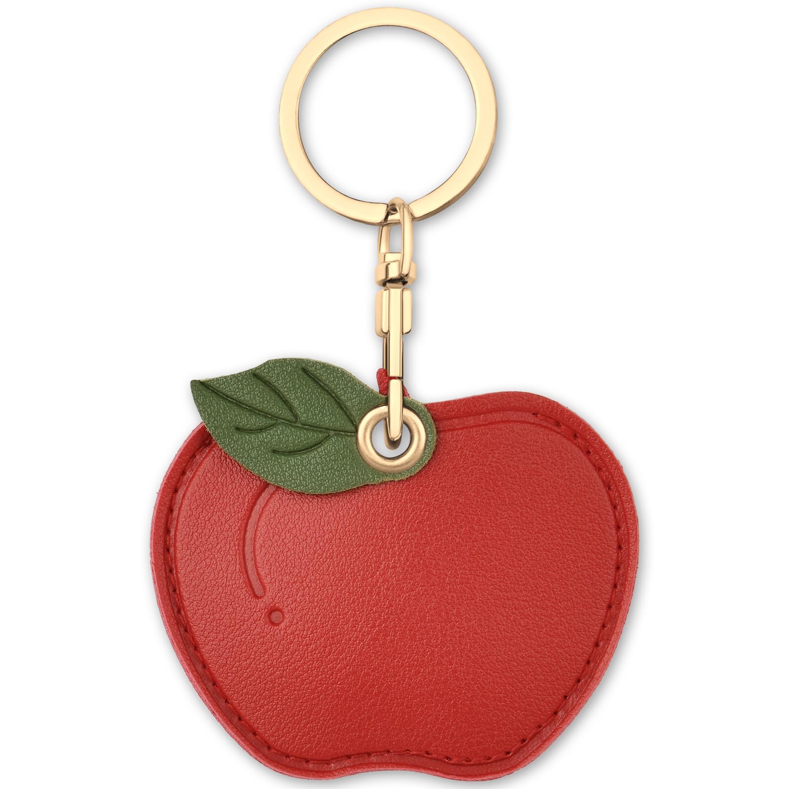 AXFEE 360° Protective Case for Air-Tag, Cartoon Leather Air Tag Keyring Case For Apple Air-tag Holder, Holder Case for Air-Tags, Air tag Holder Protective case, Decorations for Key, Bag, Pet Collar — view 16