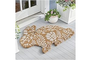 Festive Bunny Shaped Doormat
