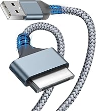 MaxRenard Old iPhone iPod Charger Cable 30-Pin Charging/Data Sync Cord Compatible with iPhone 4s/4/3Gs/3G/1, iPad 1/2/3, iPod Touch 1/2/3/4, Nano/Classic 2 3 4 5 6 (1M/3FT)