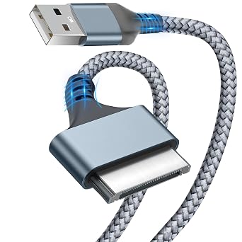MaxRenard 30 Pin Charger Cable USB Cord 3FT for Fast Charging & Data Sync