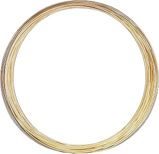 22 Gauge, Half-Round, Dead Soft, 14/20 Yellow Gold-Filled Wire - 1 FT - for Jewelry Art from WIZART