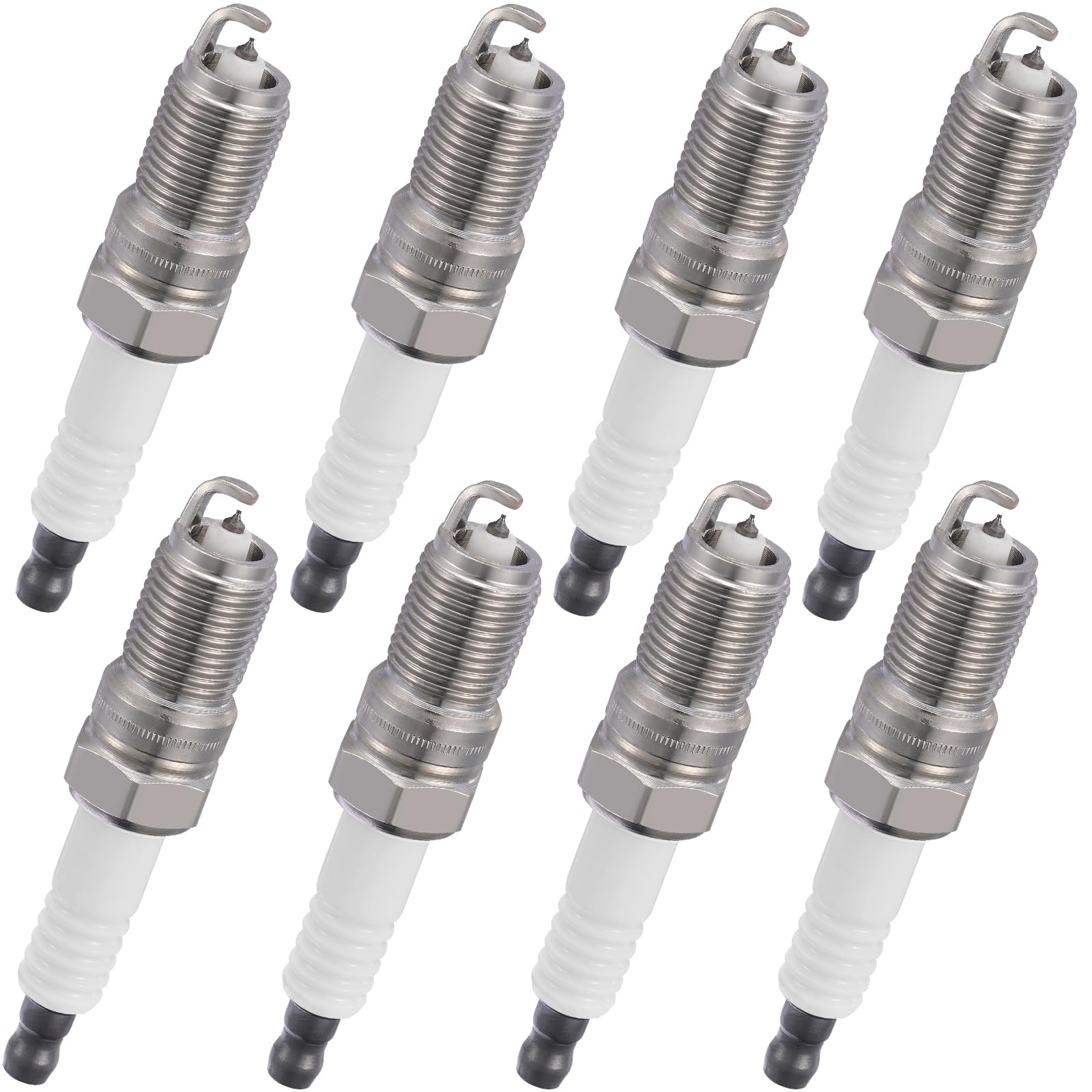 BDFHYK 1465 Iridium Spark Plugs Compatible with Buick Allure LaCrosse for Cadillac CTS Escalade for Chevy Avalanche Express Silverado Canyon Savana Yukon 5.7L 6.0L V8 Replacement for IZTR5B11 Set of 8