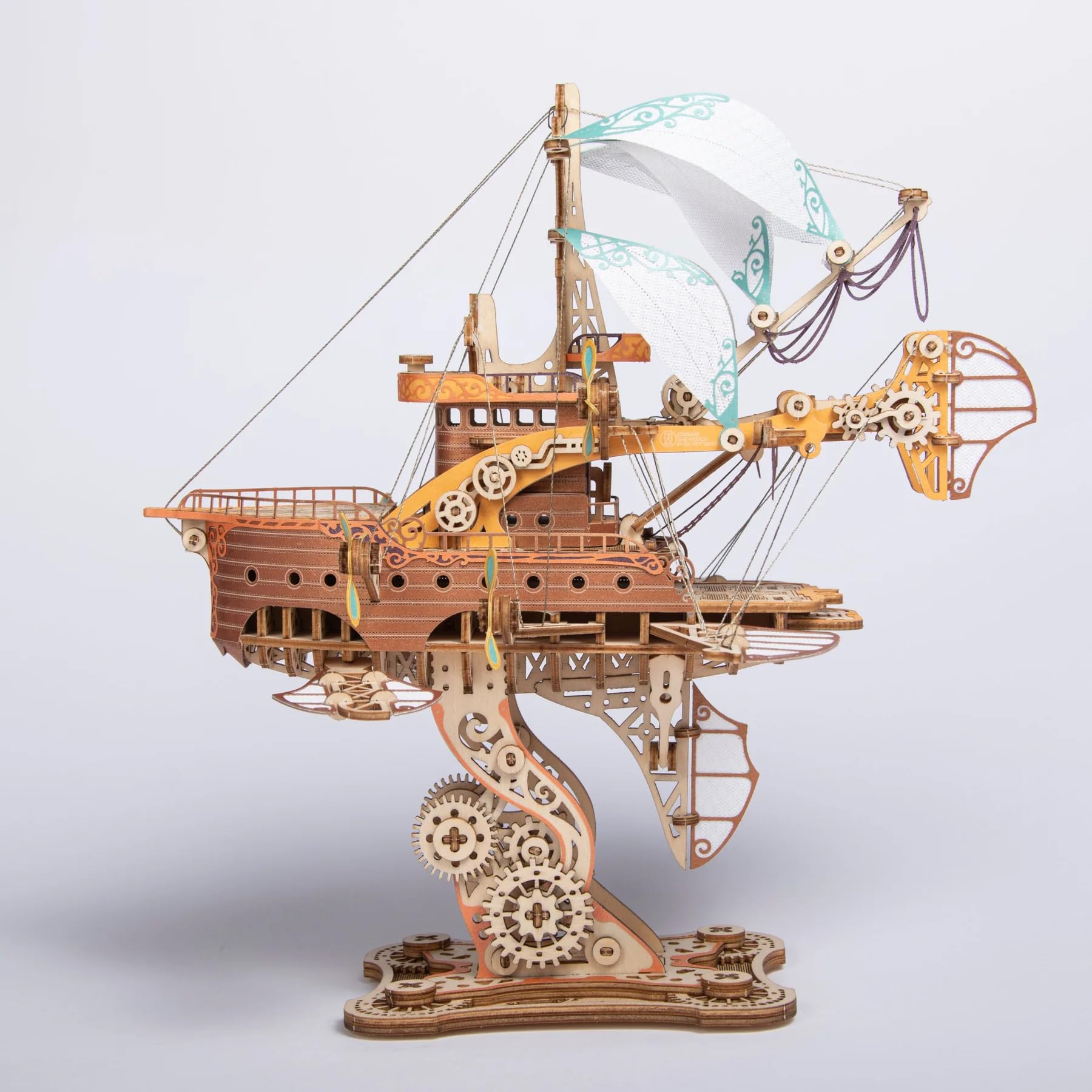 In 80 Tagen per Schiff um die Welt, 3D-Puzzles für Erwachsene und Kinder zum Bauen, Howcat, Holz, 421 Teile
