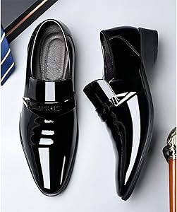 Amazon | [Faichooseouse] エナメルシューズ 紳士靴