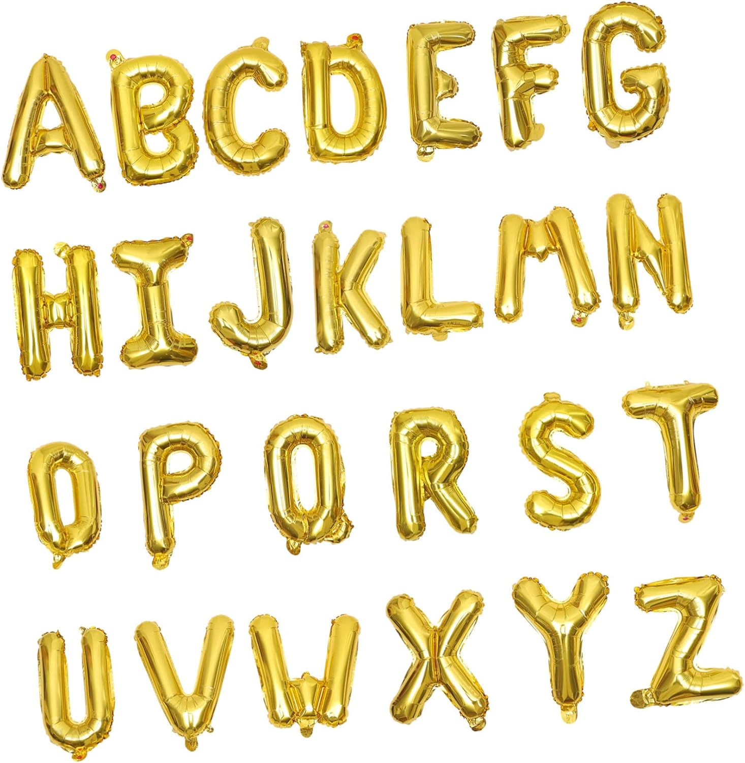 ABOOFAN Foil Alphabet Balloons Custom Letter Balloons Alphabet Film