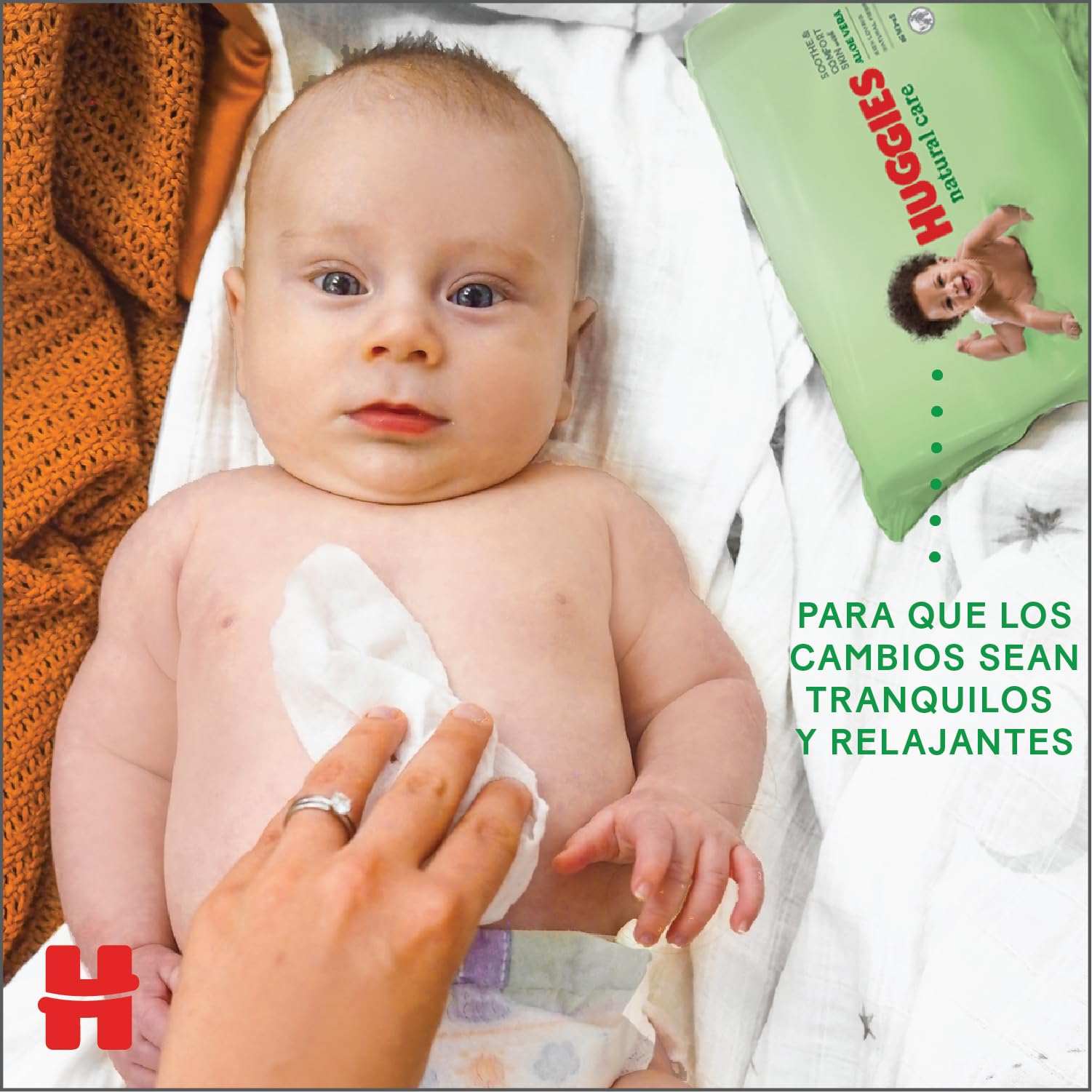 Huggies Natural Care Toallitas para Bebé, Aloe Vera, 10 Packs de 56, Total 560 Toallitas — view 5
