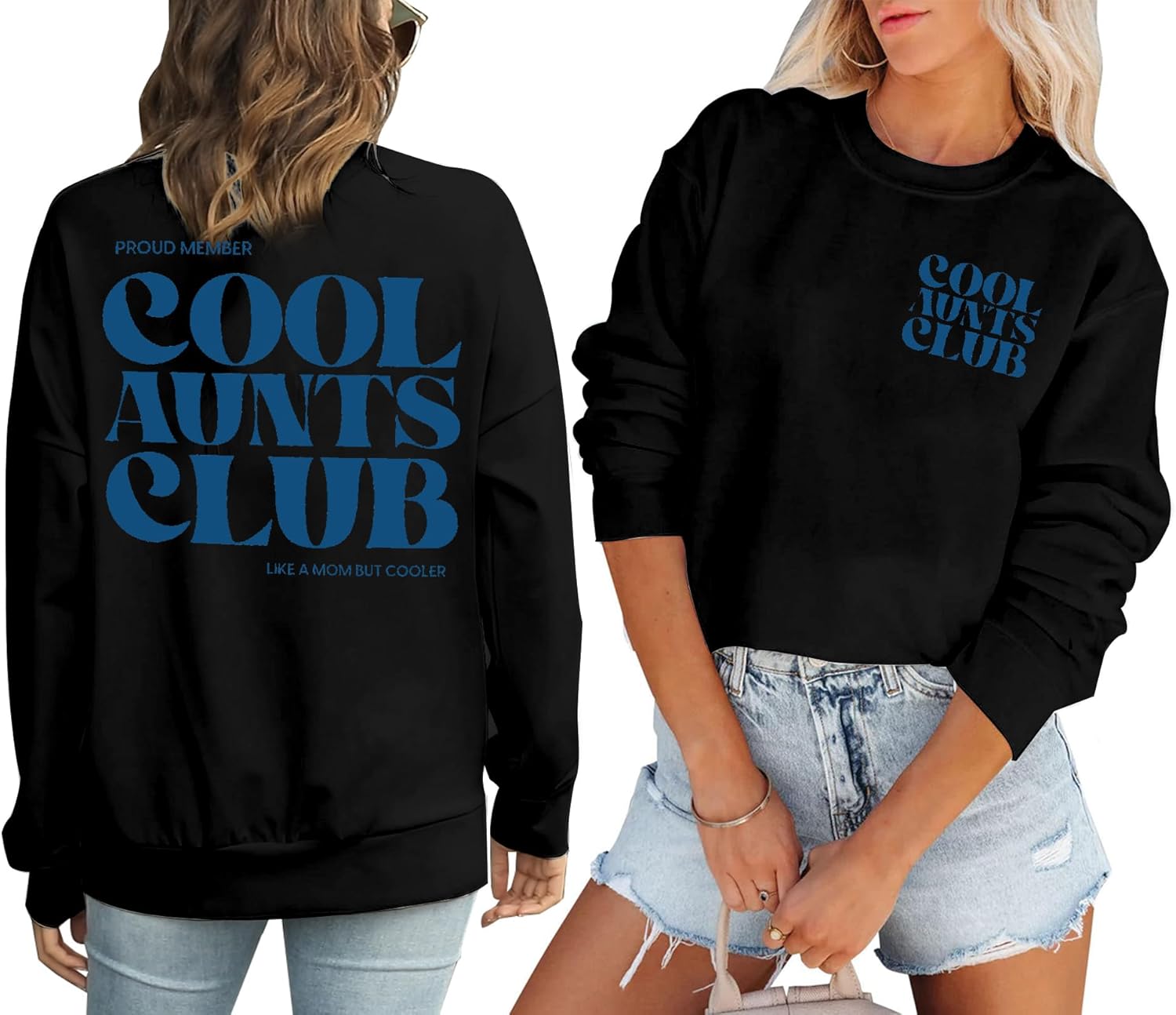 Cool Aunts Club Women's Future Aunt Sweatshirt - Image 3