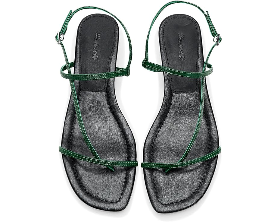 Madewell The Maycie Asymmetric T-Strap Sandal - Top View