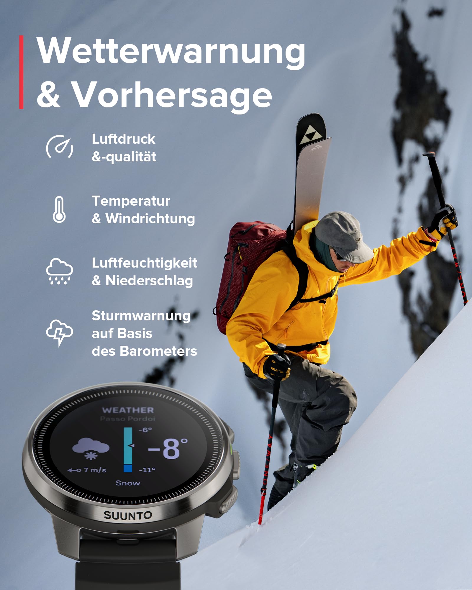 SUUNTO Ocean Tauchcomputer, GPS-Multisportuhr, wasserdicht bis 100 m | Routenverfolgung unter Wasser, kabellose Tankdrucküberwachung, Dualband-GNSS, Offline-Karte, 16 Tage Batterielaufzeit