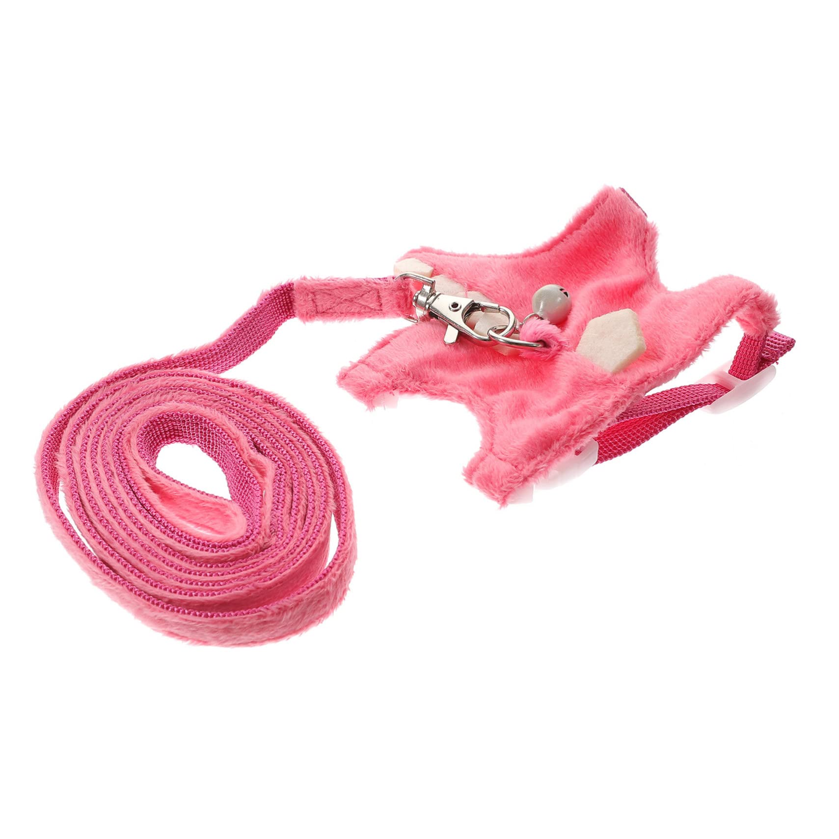 BESPORTBLE 4pezzi Pettorina Per Furetti e Animali Guinzaglio Pratico Animato Pet Harness Per Passeggiate e Attività All
