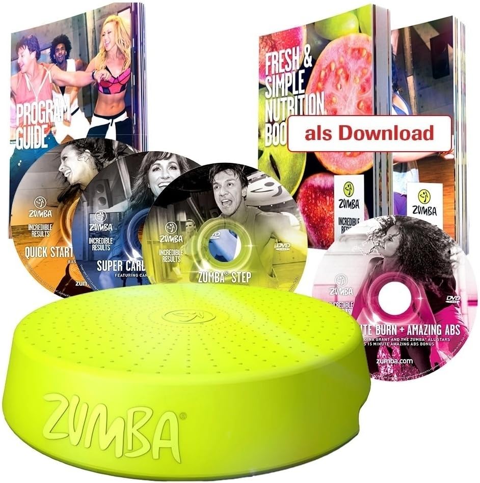 Zumba Fitness Dance System with Zumba Rizer and 4 CDs and Lots of Extras – The Original from MediaShop