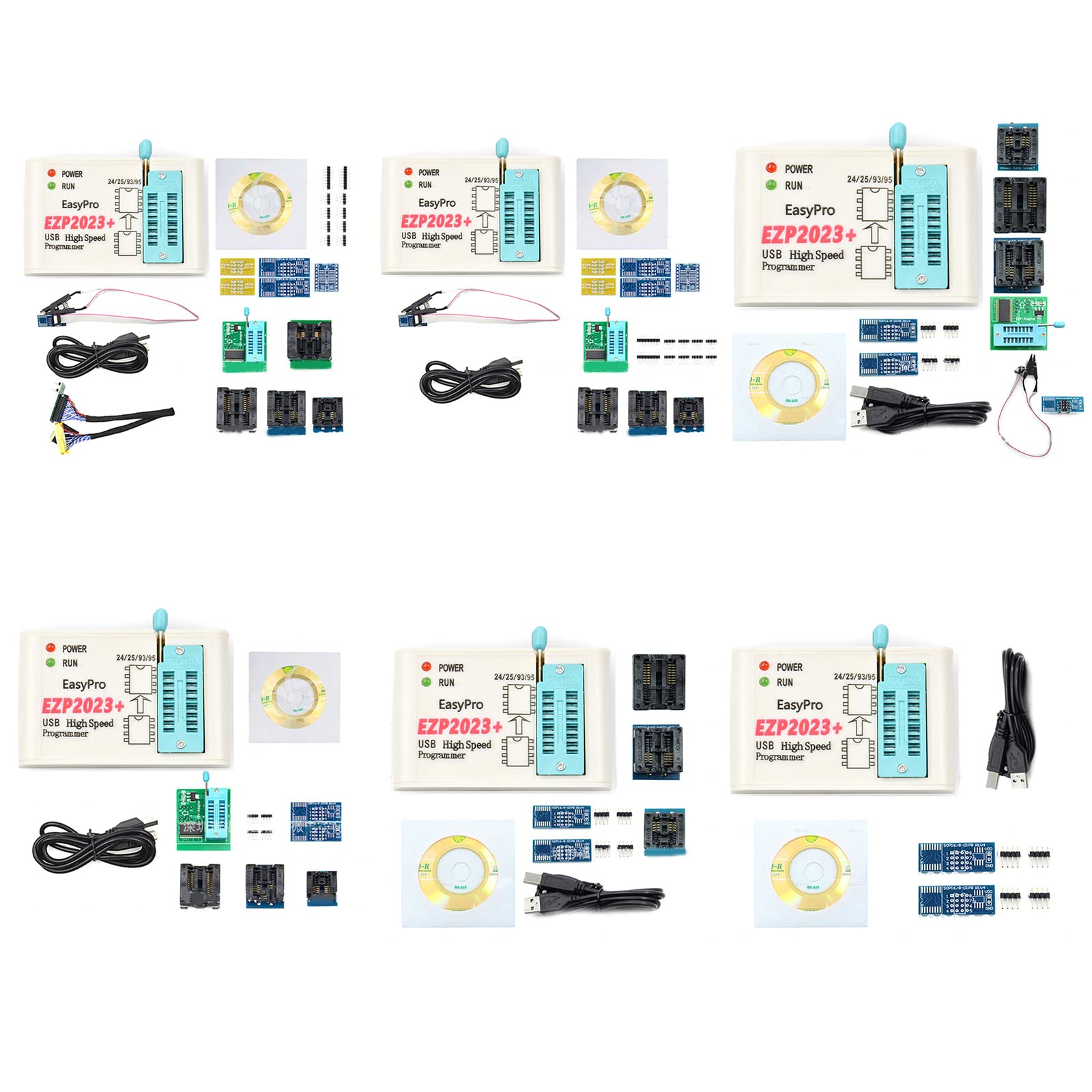 BAIRU EZP2023 Programmatore ad velocità USB supporta 25 flash SPI 24 25 93 95 EEPROM per Windows 2000 / XP/Vista / Win7 / 8/10 SPI Flash Programmer