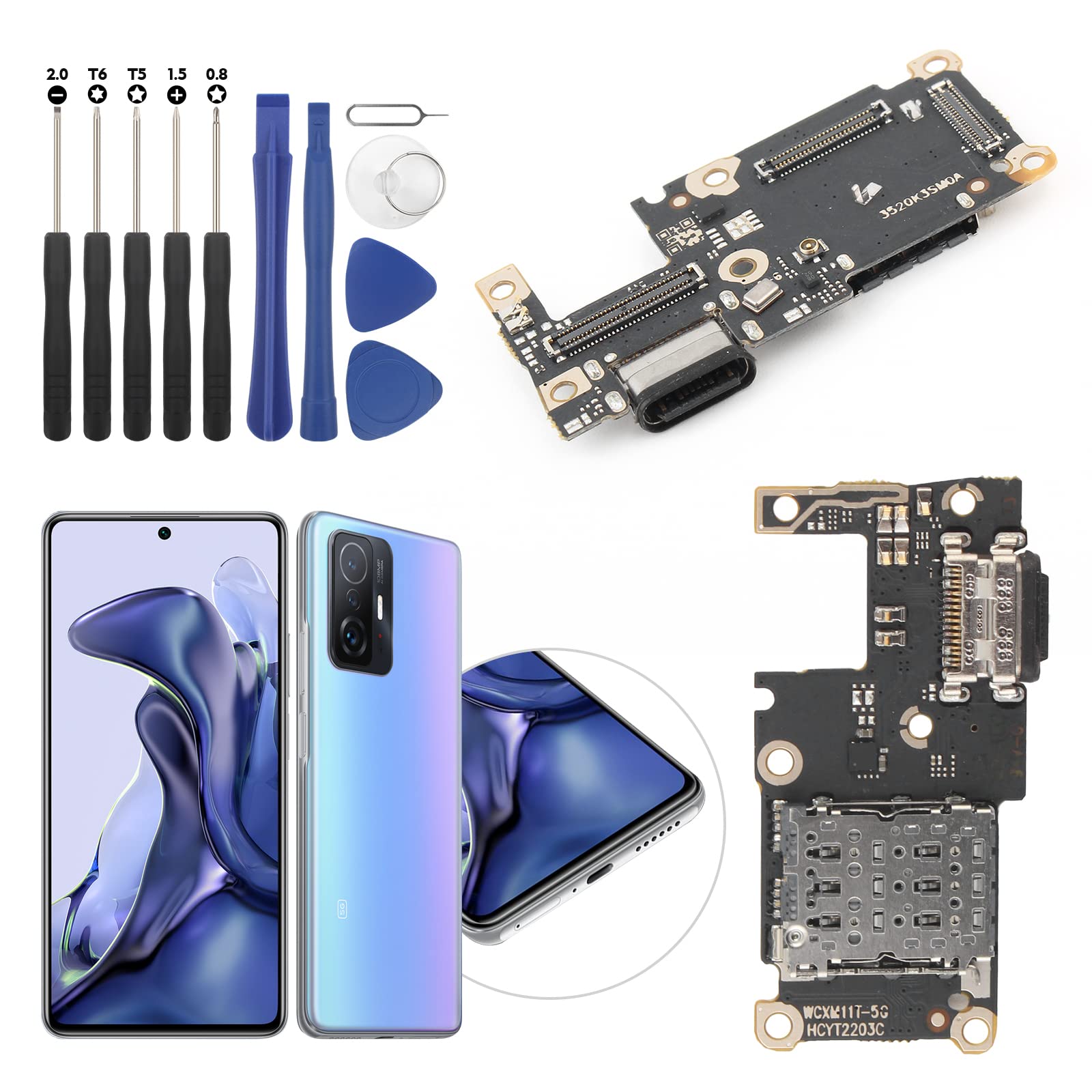 Nappe De Charge Connecteur Dock Premium – Compatible Xiaomi Poco F3 / Mi 11i 5G