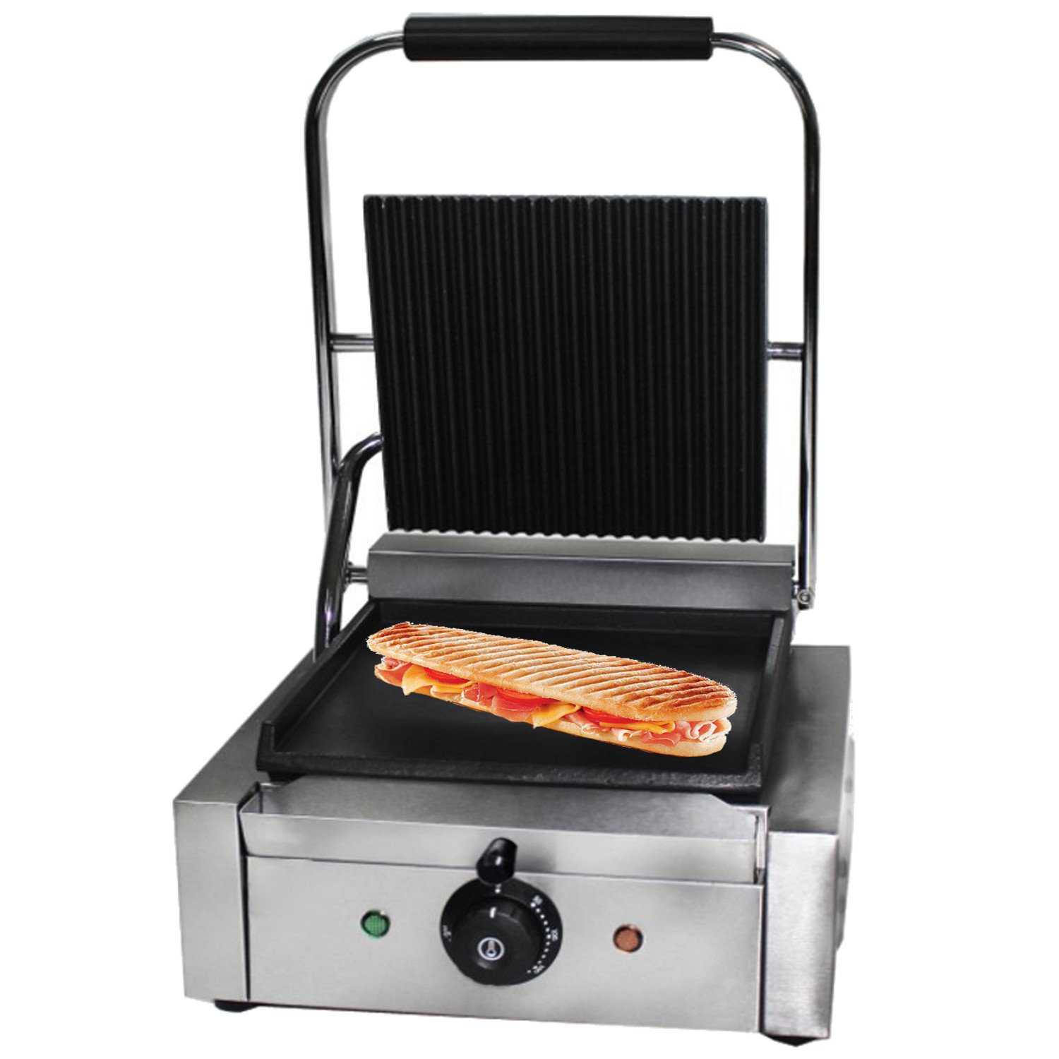 ribbed sandwich press