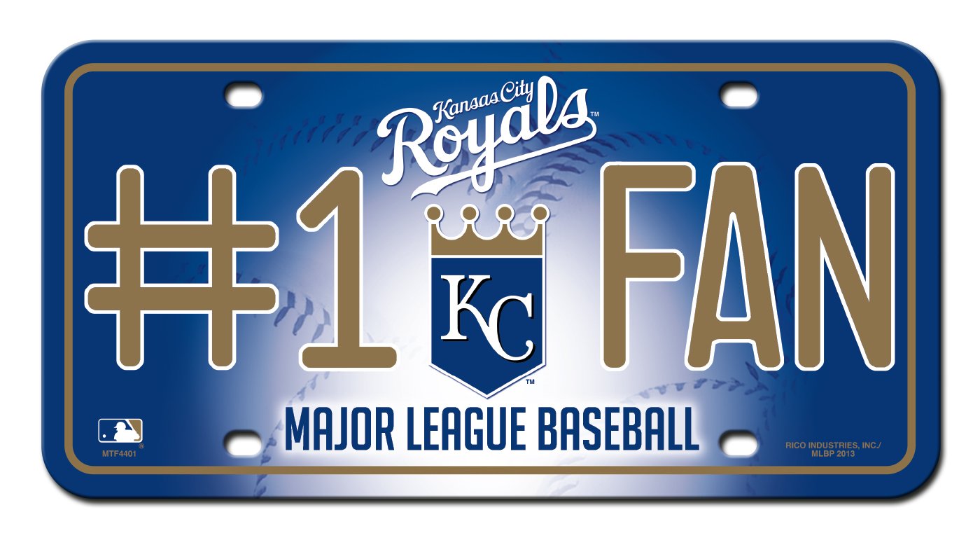 MLB Kansas City Royals #1 Fan Metal Tag