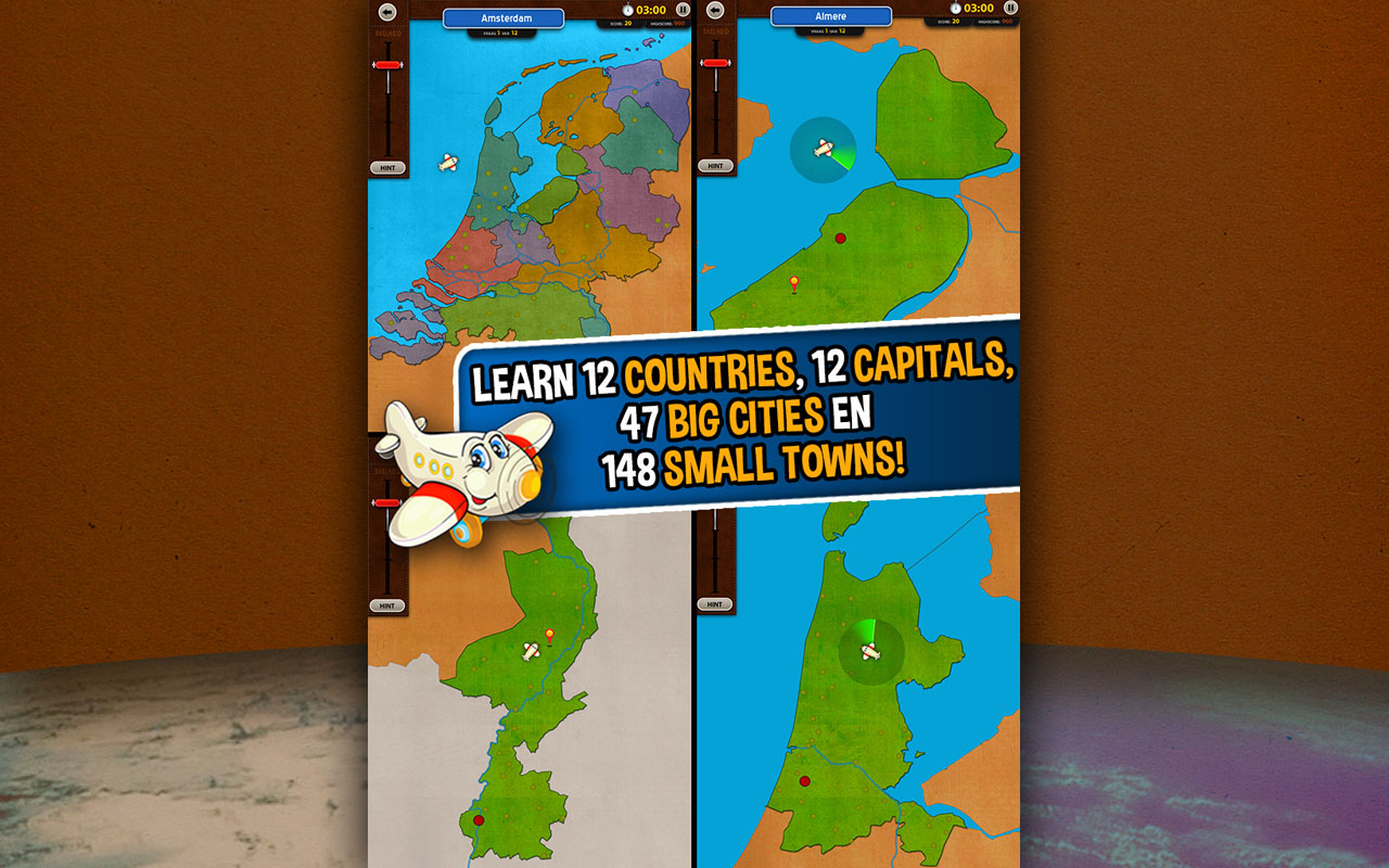 GeoFlight Netherlands HD Learning Dutch Geography made easy and fun