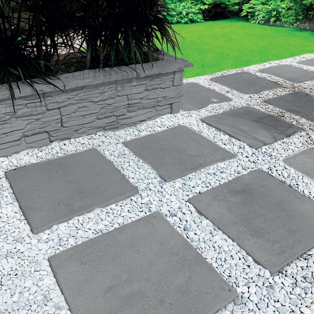 Ciottoli Grigio Ghedi (4/8 mm) per arredo di esterni, vasi e fiorere - Sacco da 25 kg