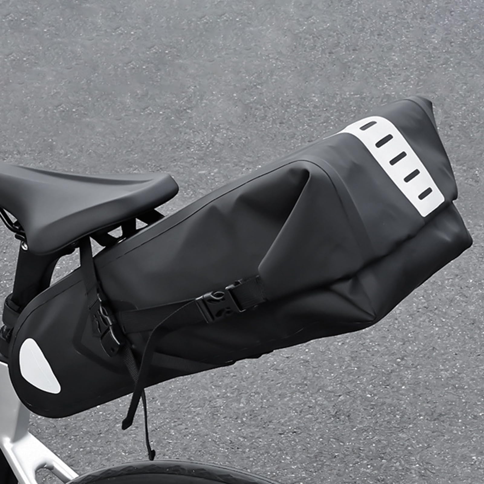 Borsa da sella per bicicletta, 10 l, riflettente, per mountain bike, per donne, giovani, adolescenti, ciclisti, hobbisti, appassionati, familiari e amici
