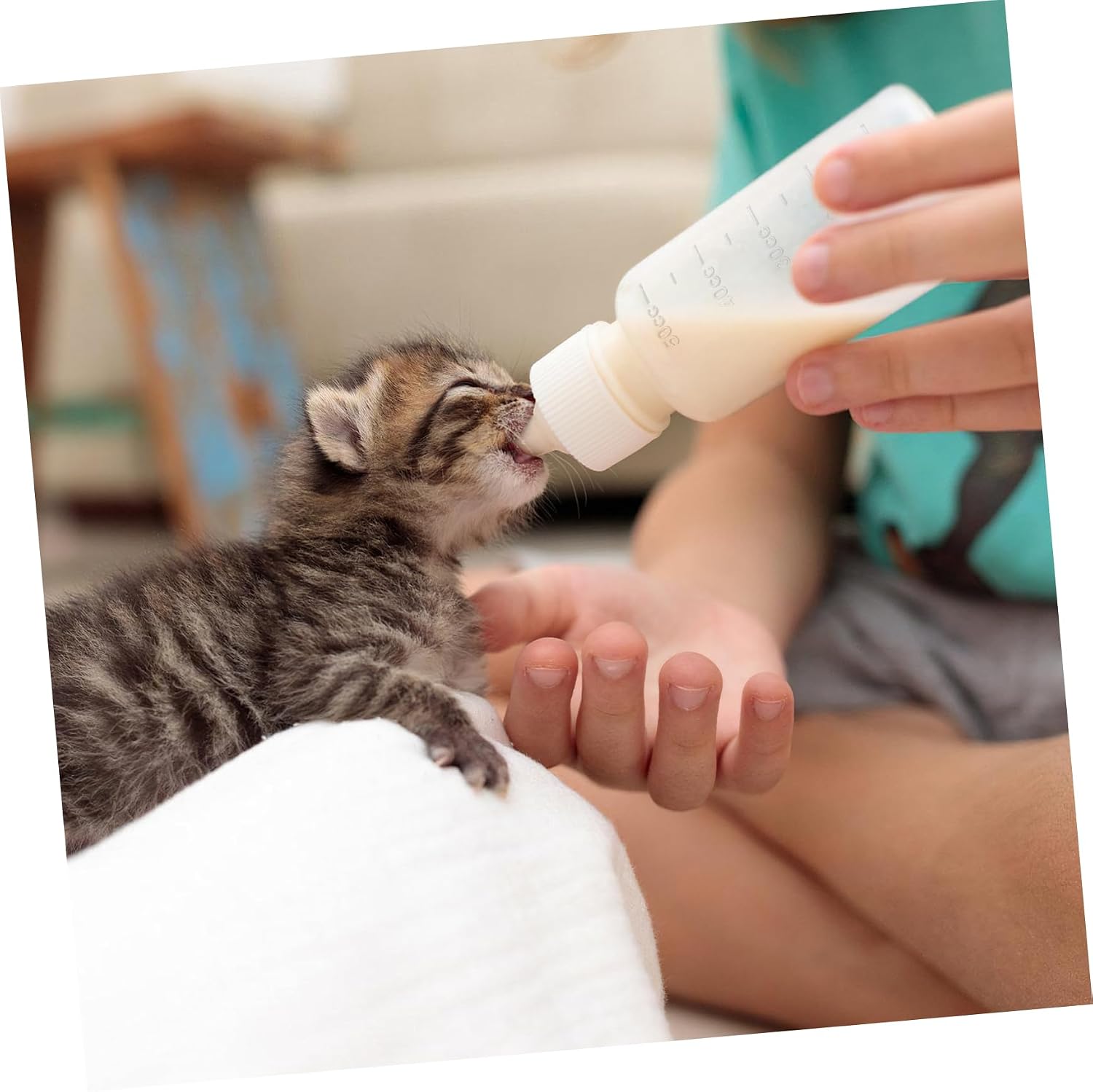 1set Pet Nursing Kit for Newborn Animals Includes Puppy Kitten Feeding Bottles Safe and Versatile Use for Cats Dogs Rabbits Easy to Clean