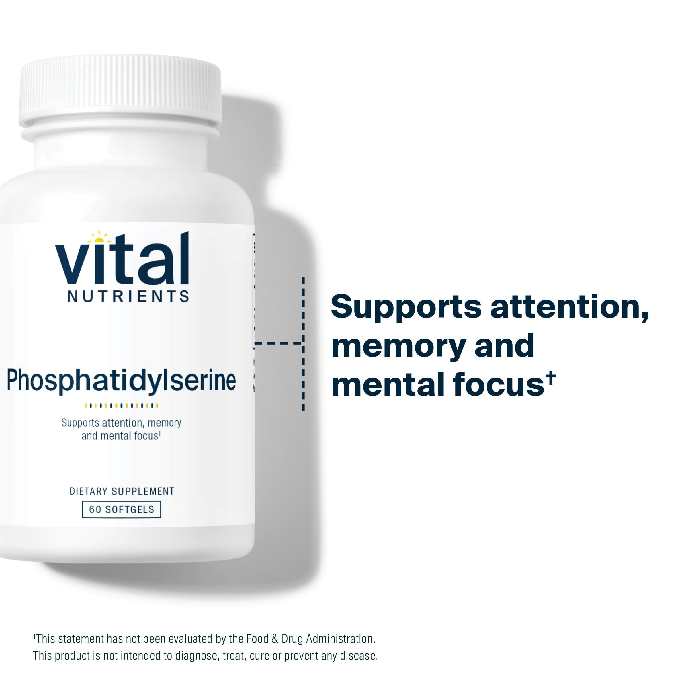 Vital Nutrients Phosphatidylserine, 60 Softgels — Amazon image 3