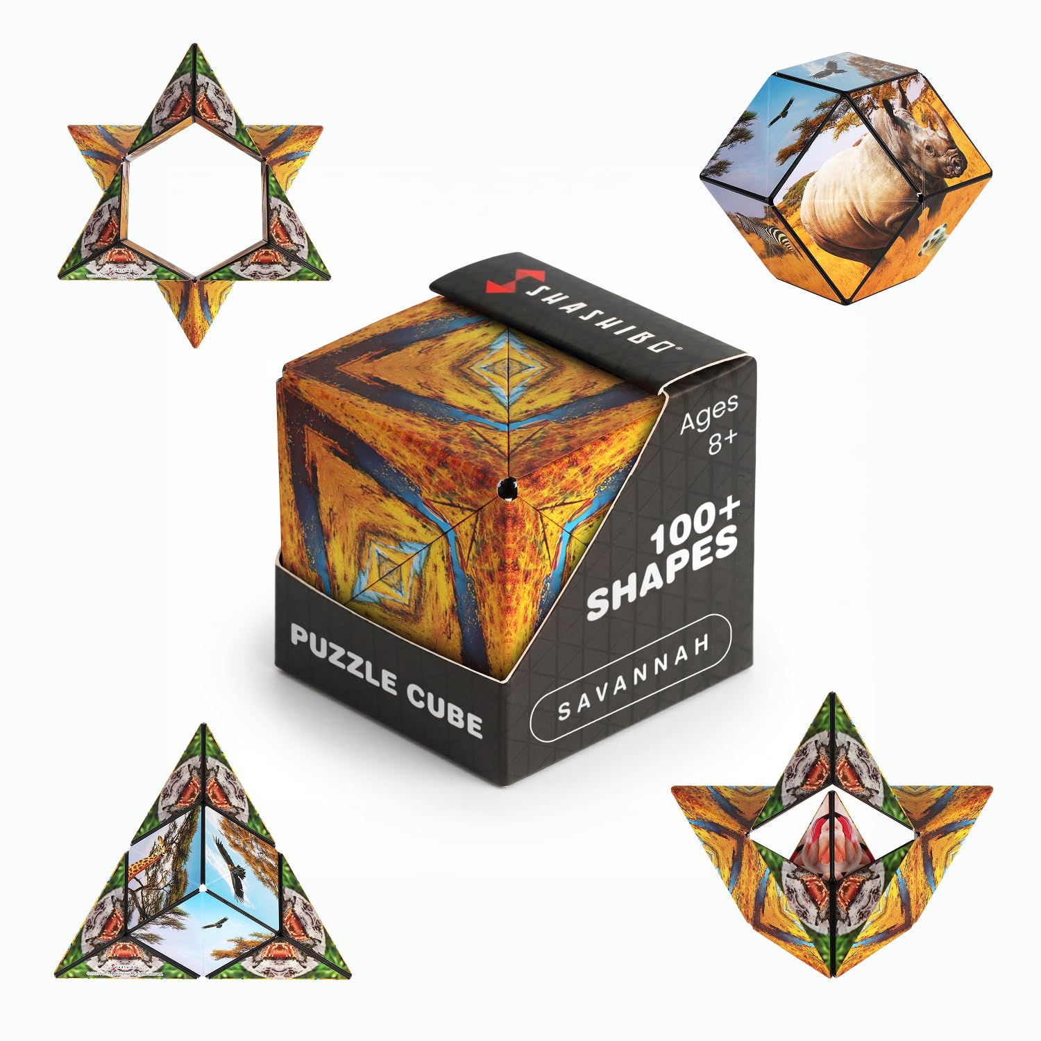 Shashibo DODECA Magnetic Puzzle Cube, Stress Relief Fidget Toy