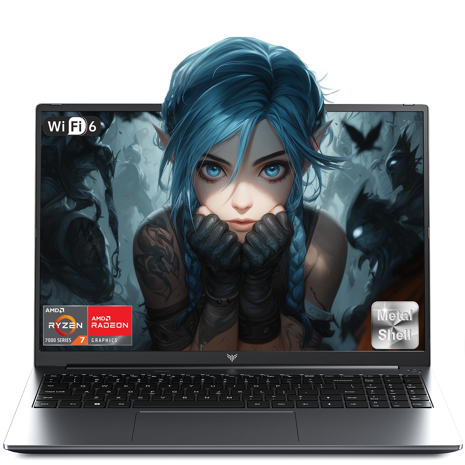 16" PC Portatile Gaming,Ryzen 7 H255,Win 11 Pro,24GB LPDDR5 512GB M.2 SSD