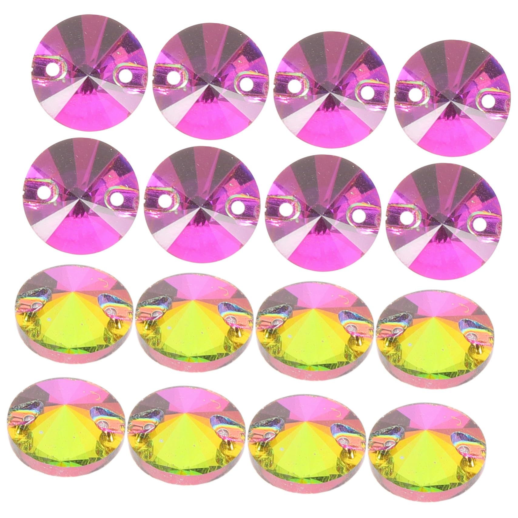 Operitacx 5 set Trapano Per Cucire A Mano In Cristallo Strass Per Da Cucire Gemme Per Decorazioni Abbellimenti Perline Strass Per 48 pezzi * 5