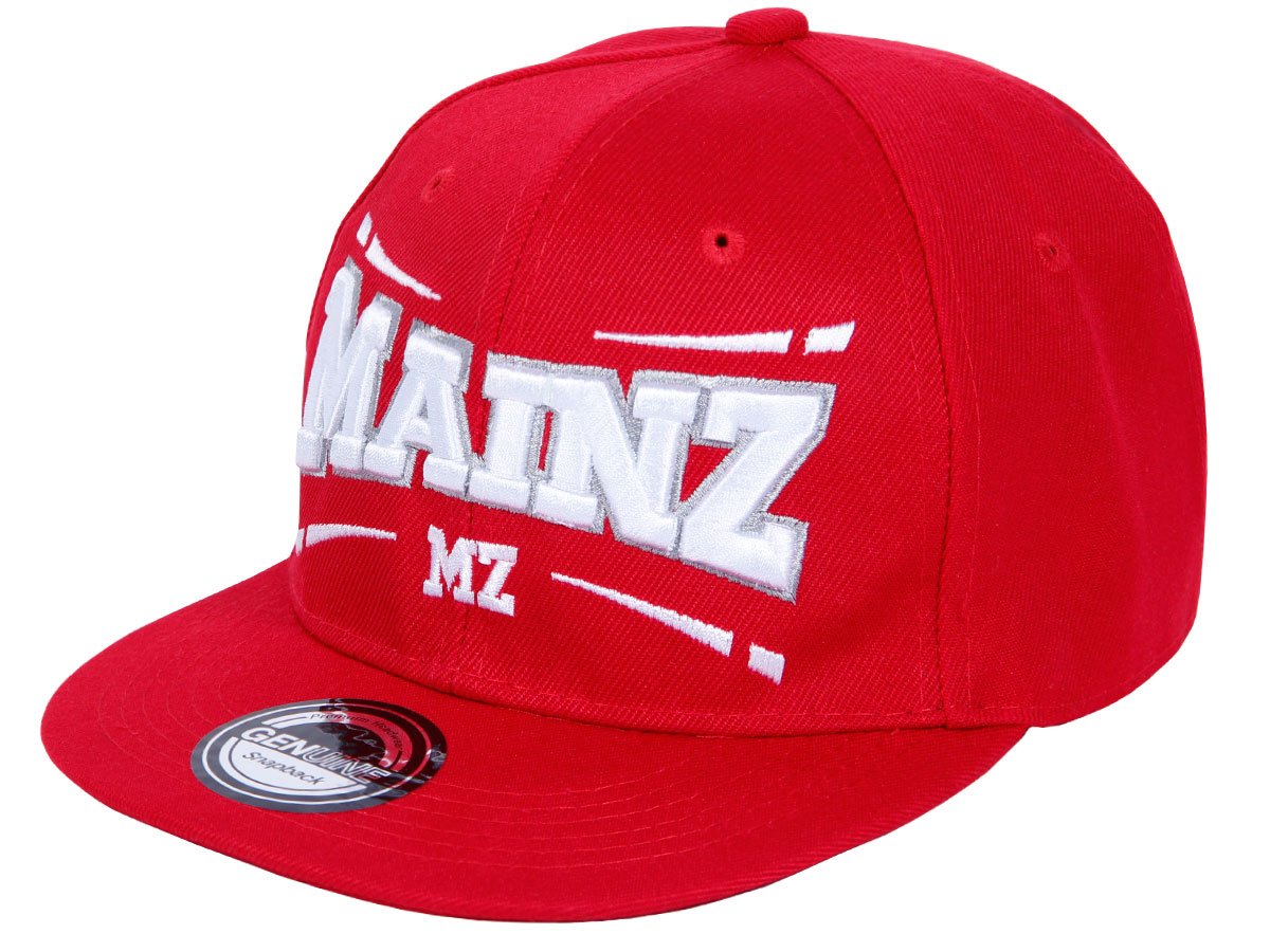 AlsinoSnapback Cap Gift Idea Cities Dortmund City Gelsenkirchen Gladbach Peaked Cap City, Choose Cap-MZ01 Mainz, Cap MZ01 Mainz, One Size