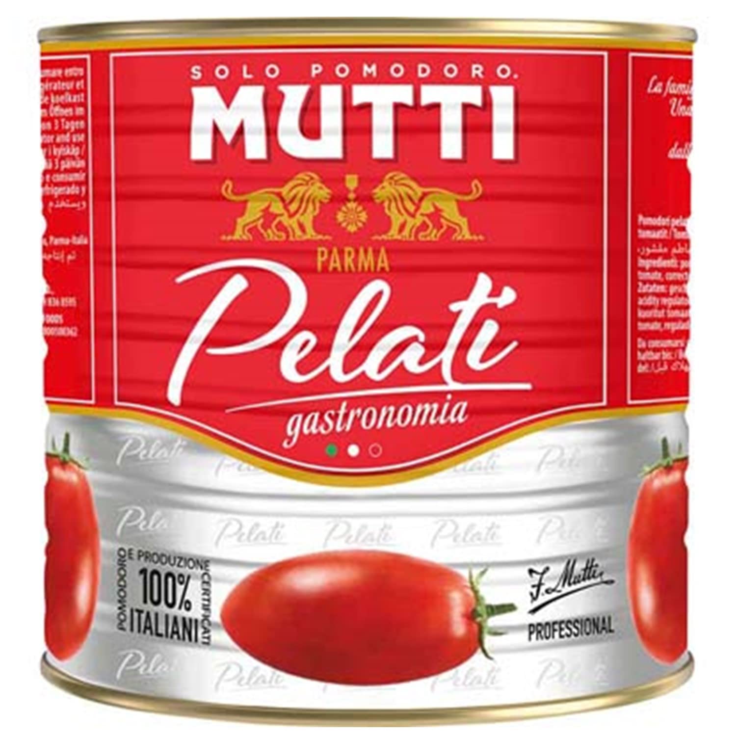 Mutti Geschälte Tomaten Selezione Gastronomia 2,5 kg (6 Stück)