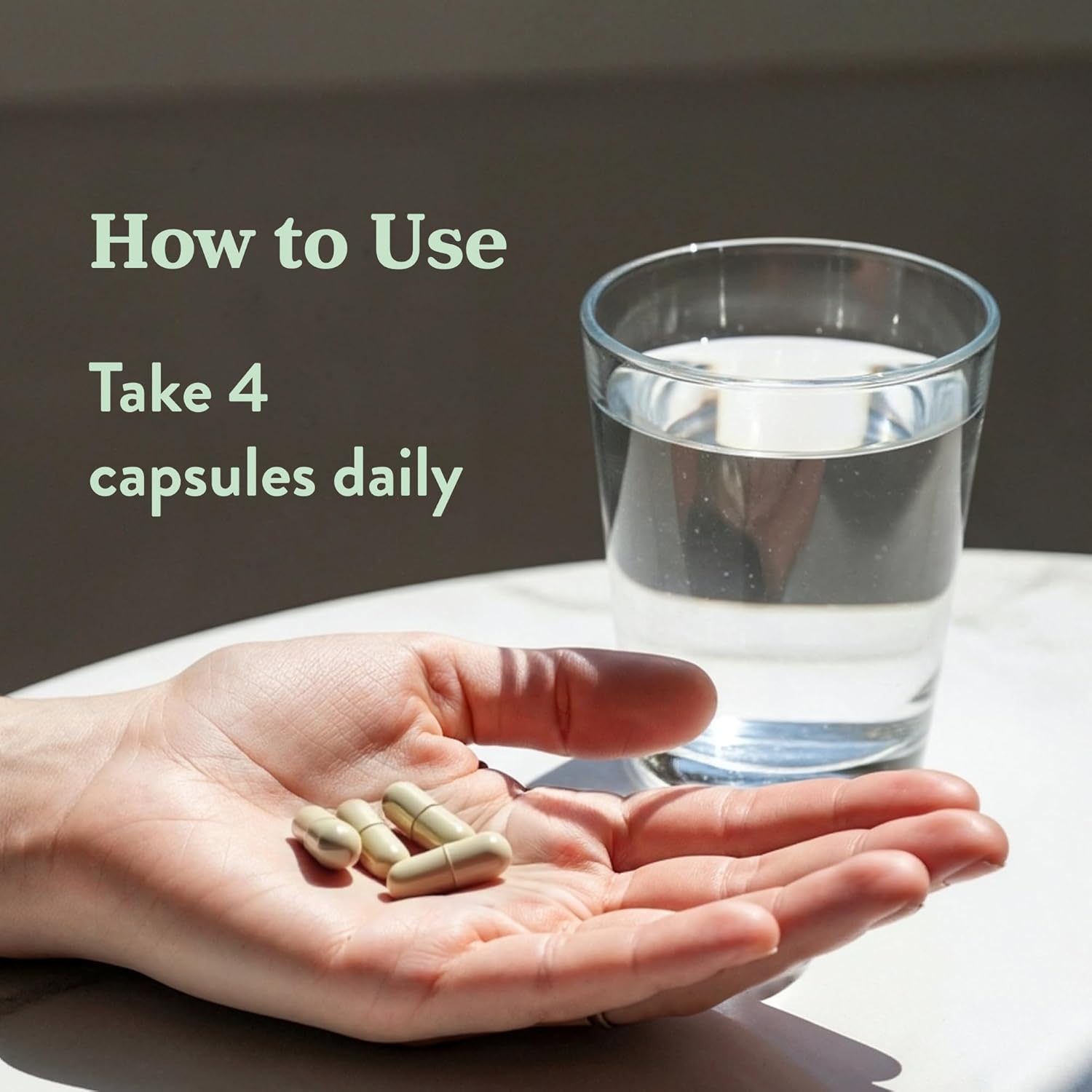 More. Longevity & Wellbeing Premium Calcium Supplement - Bone Strength Supplements with Magnesium, Vitamin D3 + K2 & Zinc for Bone Health Support - 4 Capsule Daily - Easy to Swallow - 120 Capsules - Image 6