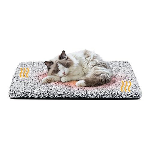 Self Warming Cat Bed 30 x 20 inch - Grey
