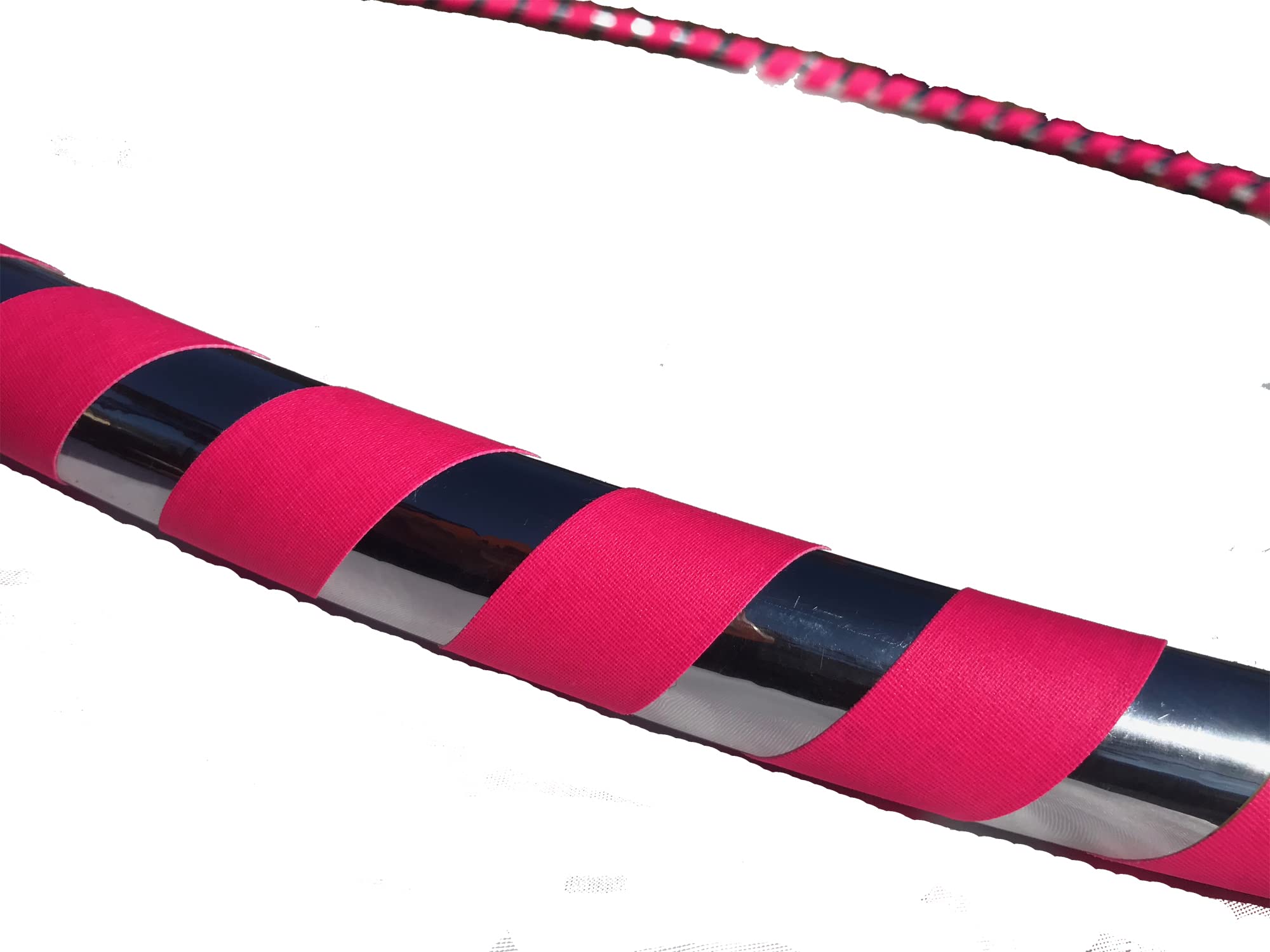 Adult Hula Hoop 1.5 lbs. weighted Beginner Large 40 inches round pink. Get Your Middle Little with Fun Dance Workout Fitness Exercise Sport Hula Hooping