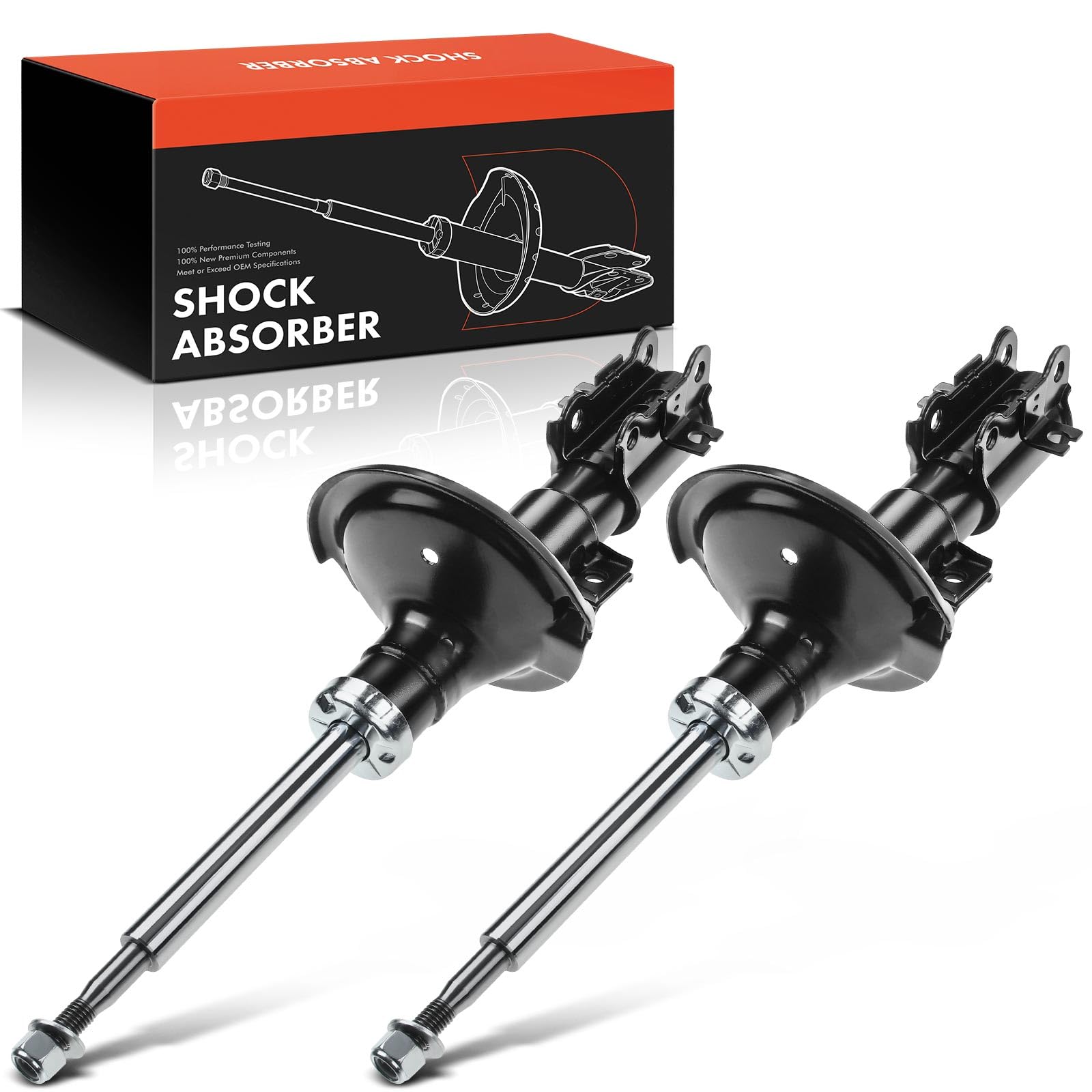Frankberg 2x Amortisseur à Gaz Pression Du Gaz Essieu Avant Compatibles Avec Vel Satis BJ0 2.2L 2004-2019 XC90 I 275 2.4L-4.4L 2002-2014 Remplacer# 31304066