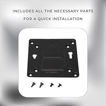 HumanCentric Mounting Bracket Compatible for Intel NUC VESA 75x75, 100x100