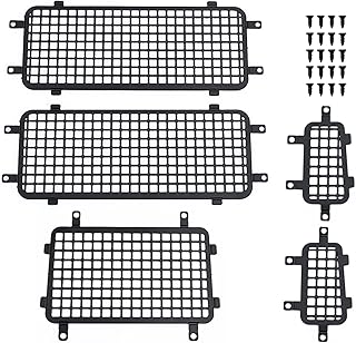 SWX Metal Rear Side Window Mesh Protective Net for TRX4M 1/18th RC Upgrades Crawler Car Parts