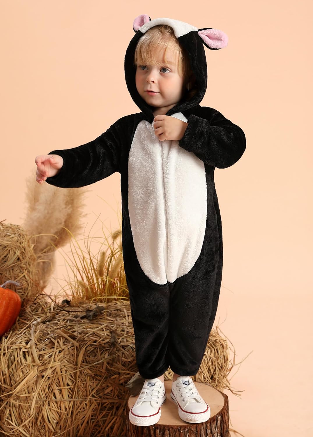 Miniatura 4 de IIMMER Mameluco negro para bebé de 0 a 4 años